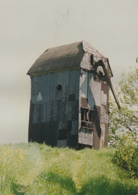 Bild alte Bockwindmühle Bild alte Bockwindmühle